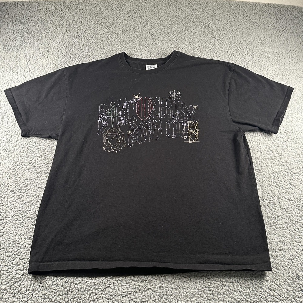 Billionaire Boys Club Shirt Mens 2XL Black Space Graphic‎ Hip Hop Streetwear